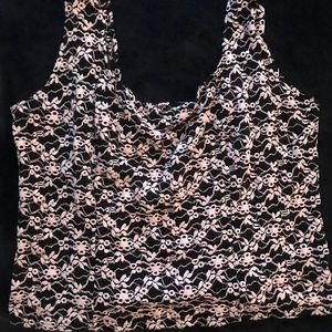Lace crop top